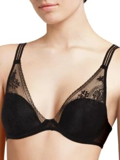 Passionata Maddie Plunge T-Shirt Bra - Black