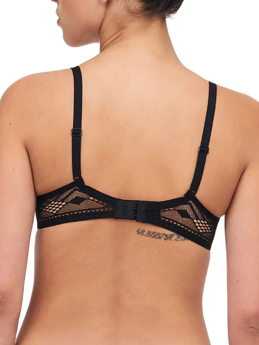 Passionata Ondine Push Up Foam Bra - Black - Image 3