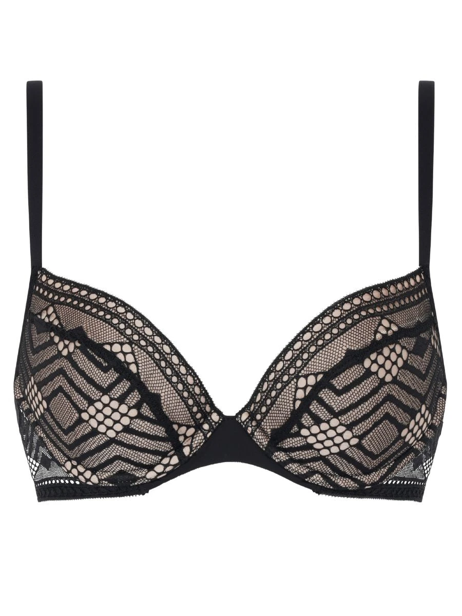 Passionata Ondine Push Up Foam Bra - Black - Image 4