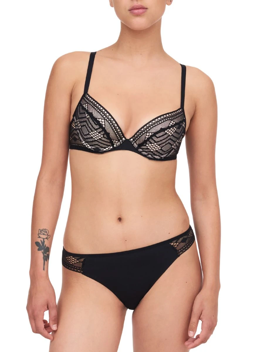Passionata Ondine Push Up Foam Bra - Black - Image 2