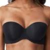PRIMADONNA Figuras Padded Strapless Bra - Charcoal