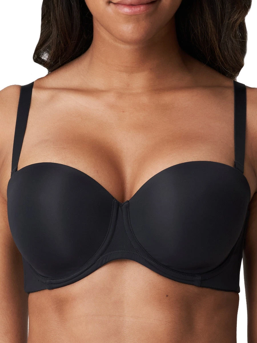 PRIMADONNA Figuras Padded Strapless Bra - Charcoal - Image 2