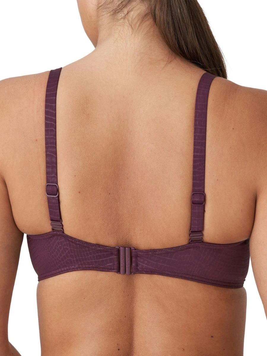 PRIMADONNA Dalyan Full Cup Bikini Top - Wine - Image 5