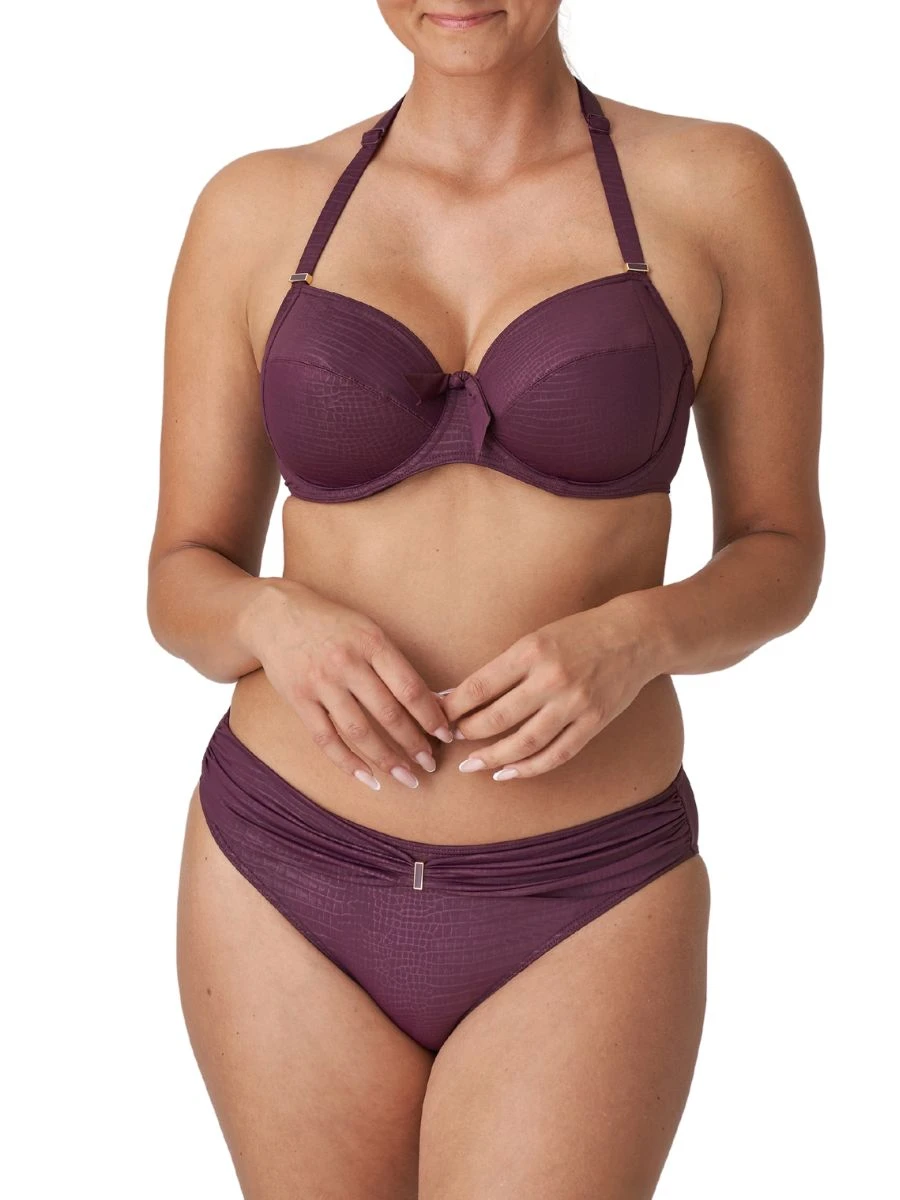 PRIMADONNA Dalyan Full Cup Bikini Top - Wine - Image 2
