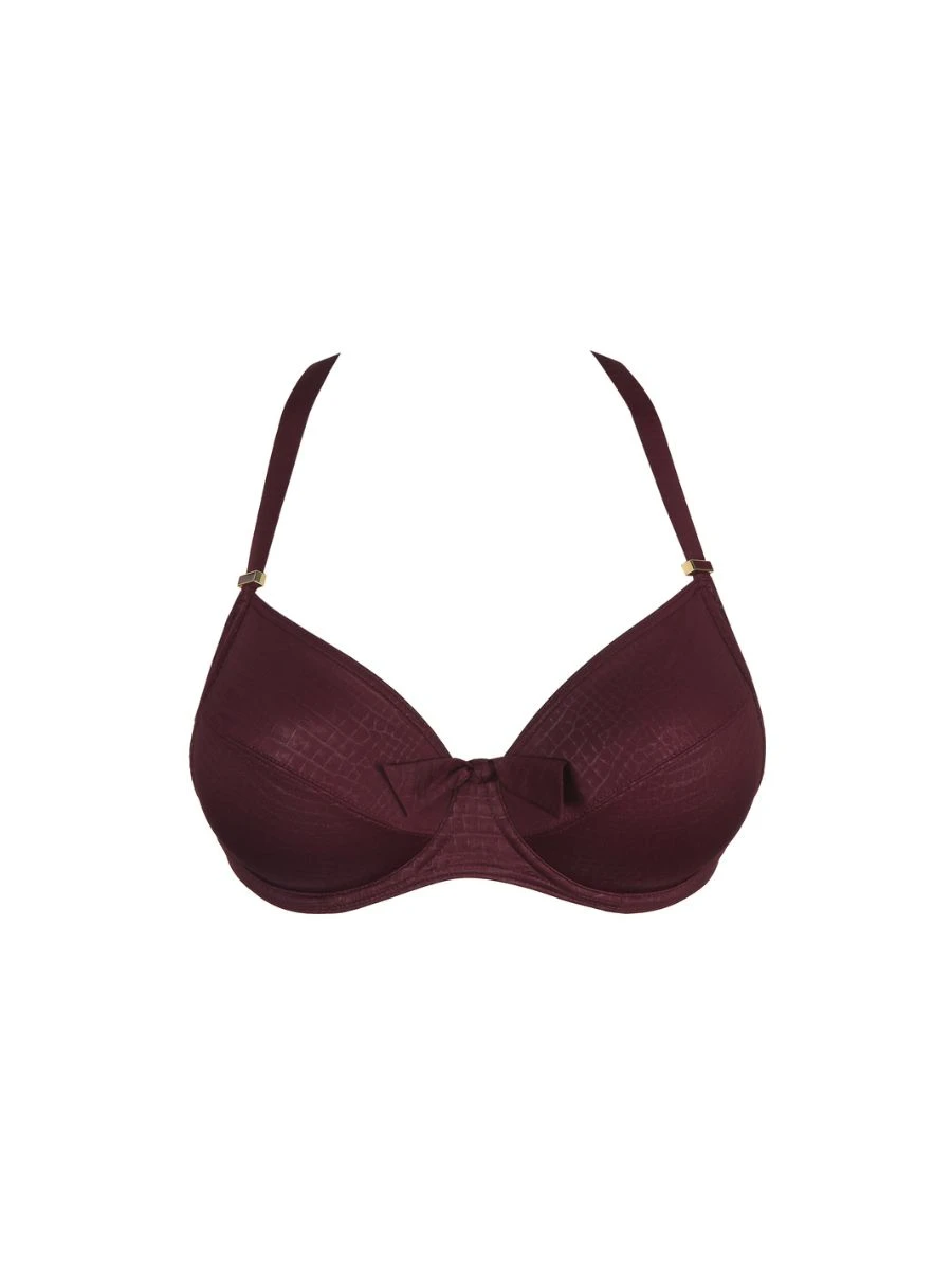 PRIMADONNA Dalyan Full Cup Bikini Top - Wine - Image 6