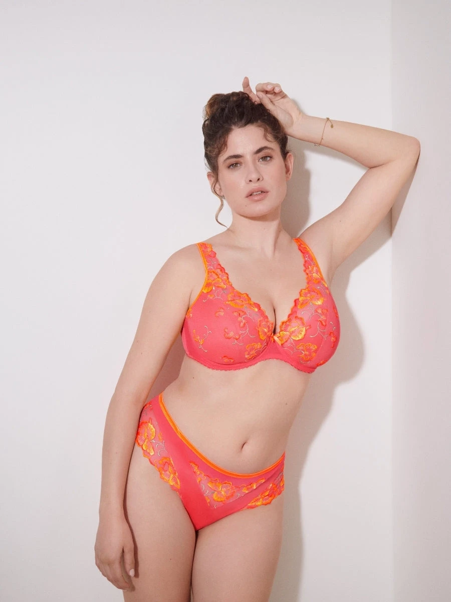 PRIMADONNA Devdaha Half Padded Plunge Bra - Tropicana - Image 7