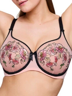 PRIMADONNA Eraclea Vertical Seam Balcony Bra - Parfait
