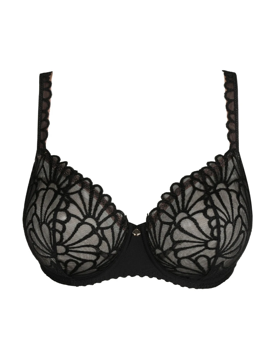 PRIMADONNA Gallipoli Vertical Seam Balcony Bra - Black - Image 7