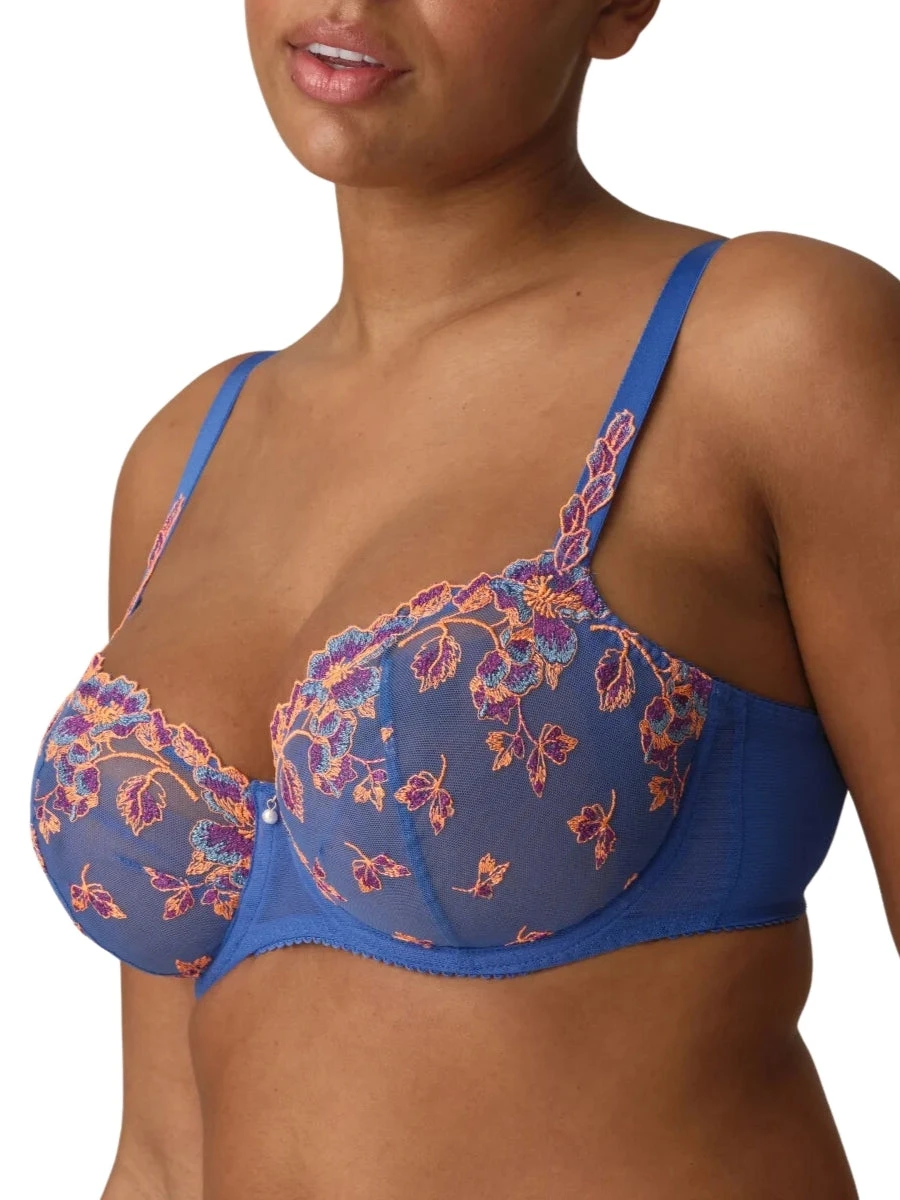PRIMADONNA Lenca Vertical Seam Balcony Bra - Blue Eyes - Image 3