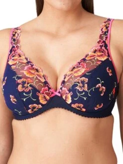 PRIMADONNA Devdaha Half Padded Plunge Bra - Velvet Blue