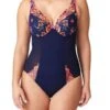 PRIMADONNA Devdaha Half Padded Plunge Body - Velvet Blue