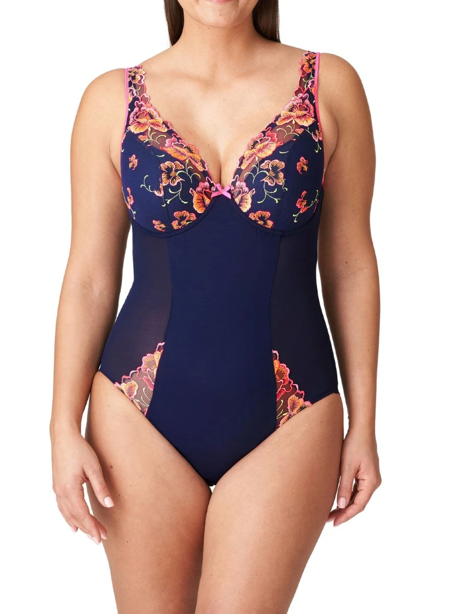 PRIMADONNA Devdaha Half Padded Plunge Body - Velvet Blue