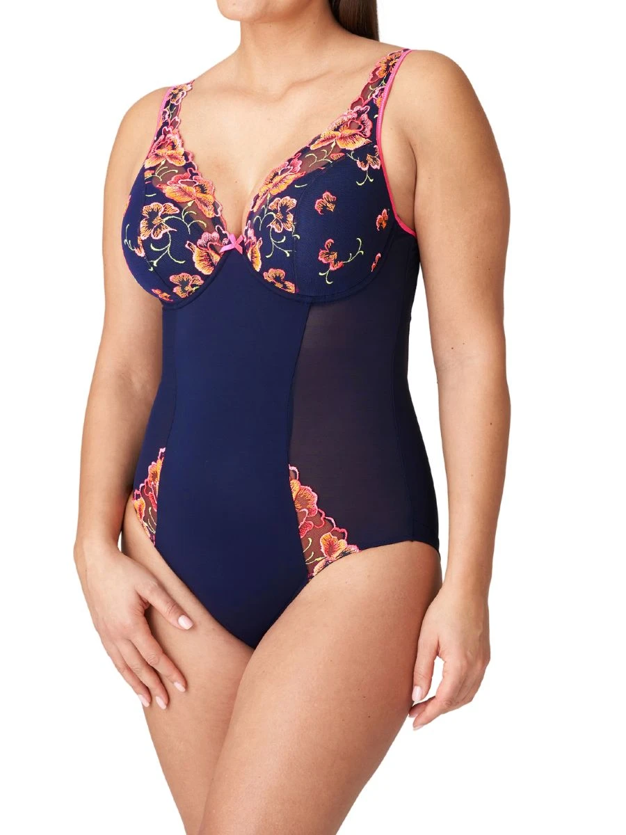 PRIMADONNA Devdaha Half Padded Plunge Body - Velvet Blue - Image 3