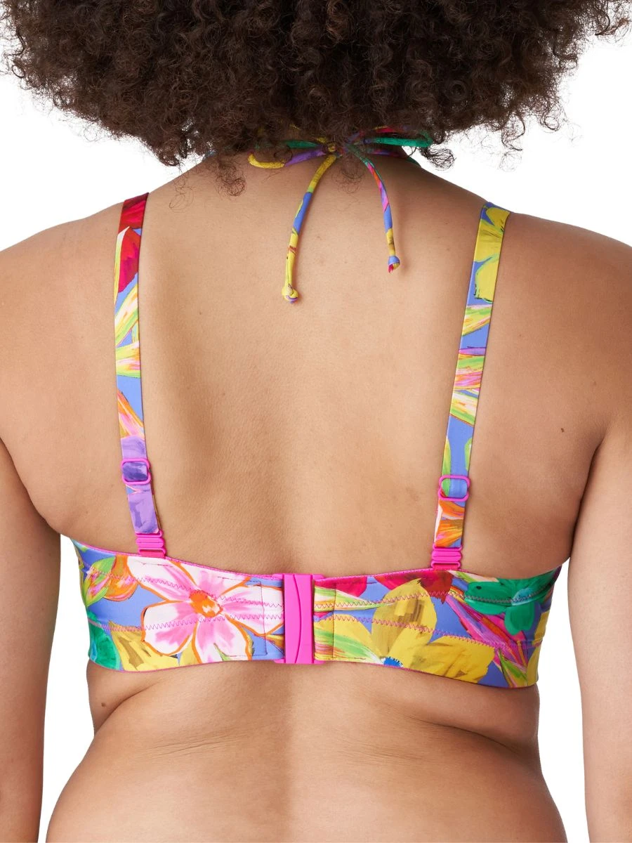 PRIMADONNA Sazan Strapless Bikini Top - Blue Bloom - Image 5