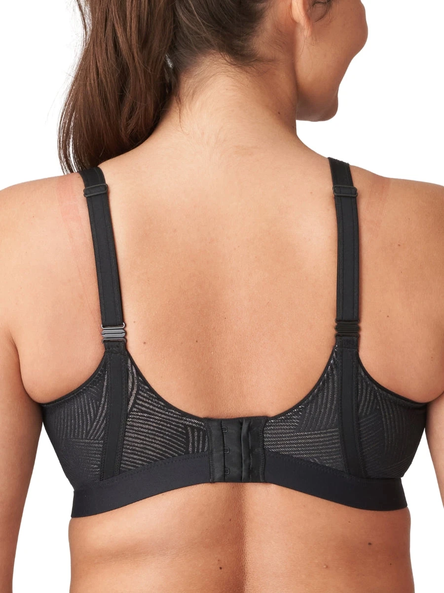 PRIMADONNA The Game Padded Racerback Sports Bra - Black - Image 2