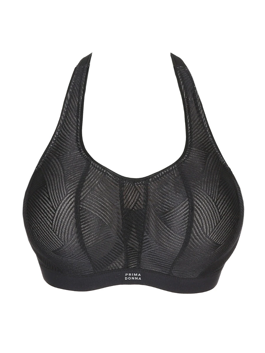 PRIMADONNA The Game Padded Racerback Sports Bra - Black - Image 9