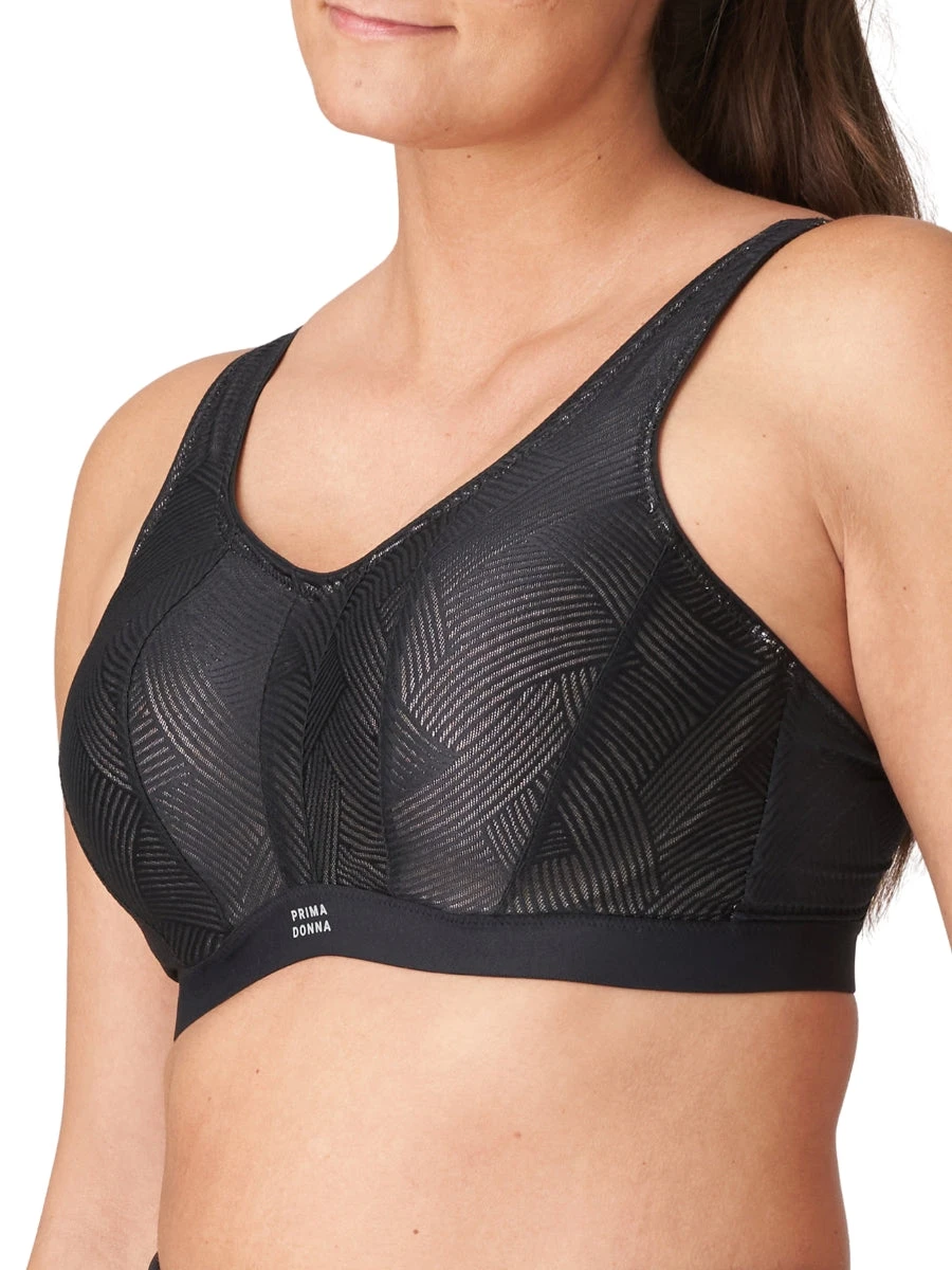 PRIMADONNA The Game Padded Racerback Sports Bra - Black - Image 4