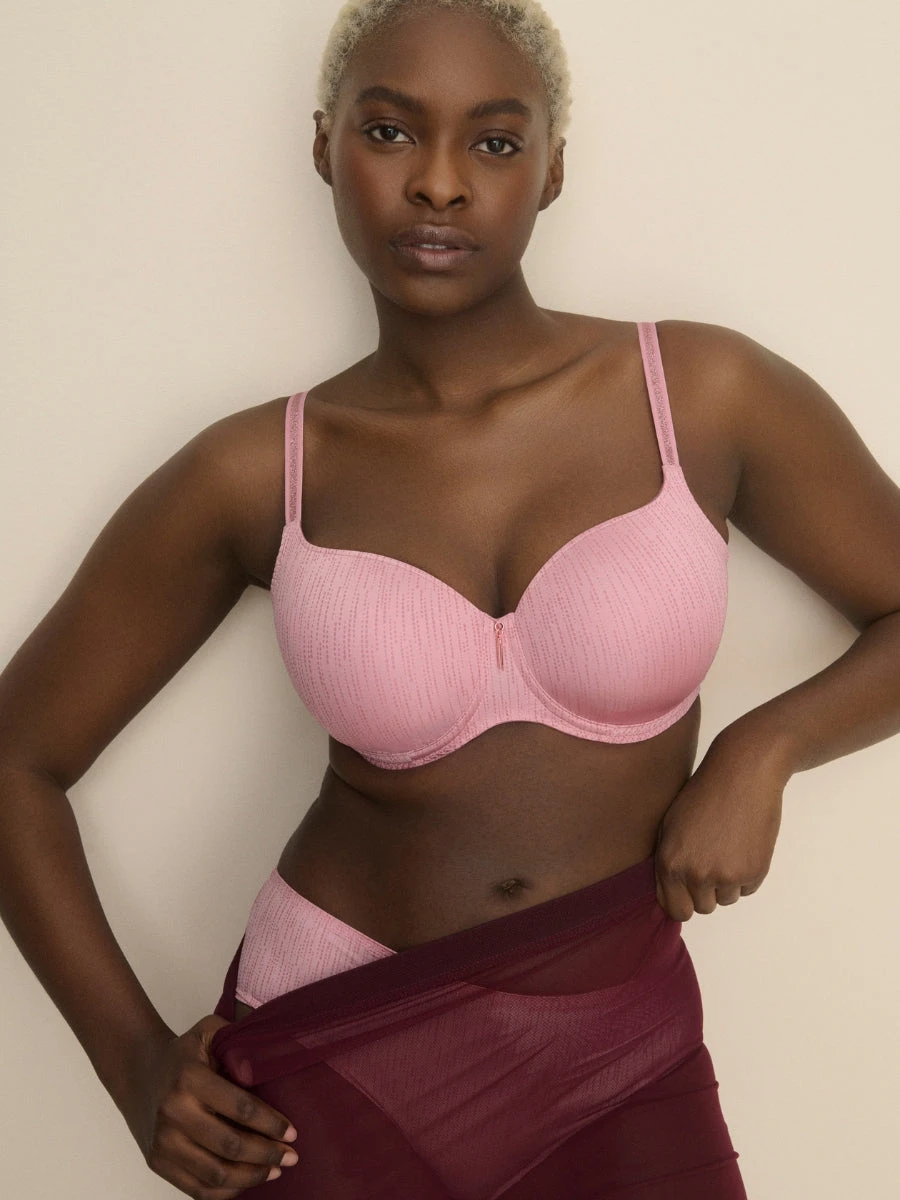 Badala Padded Heartshape Bra - Venetian Pink - Image 8