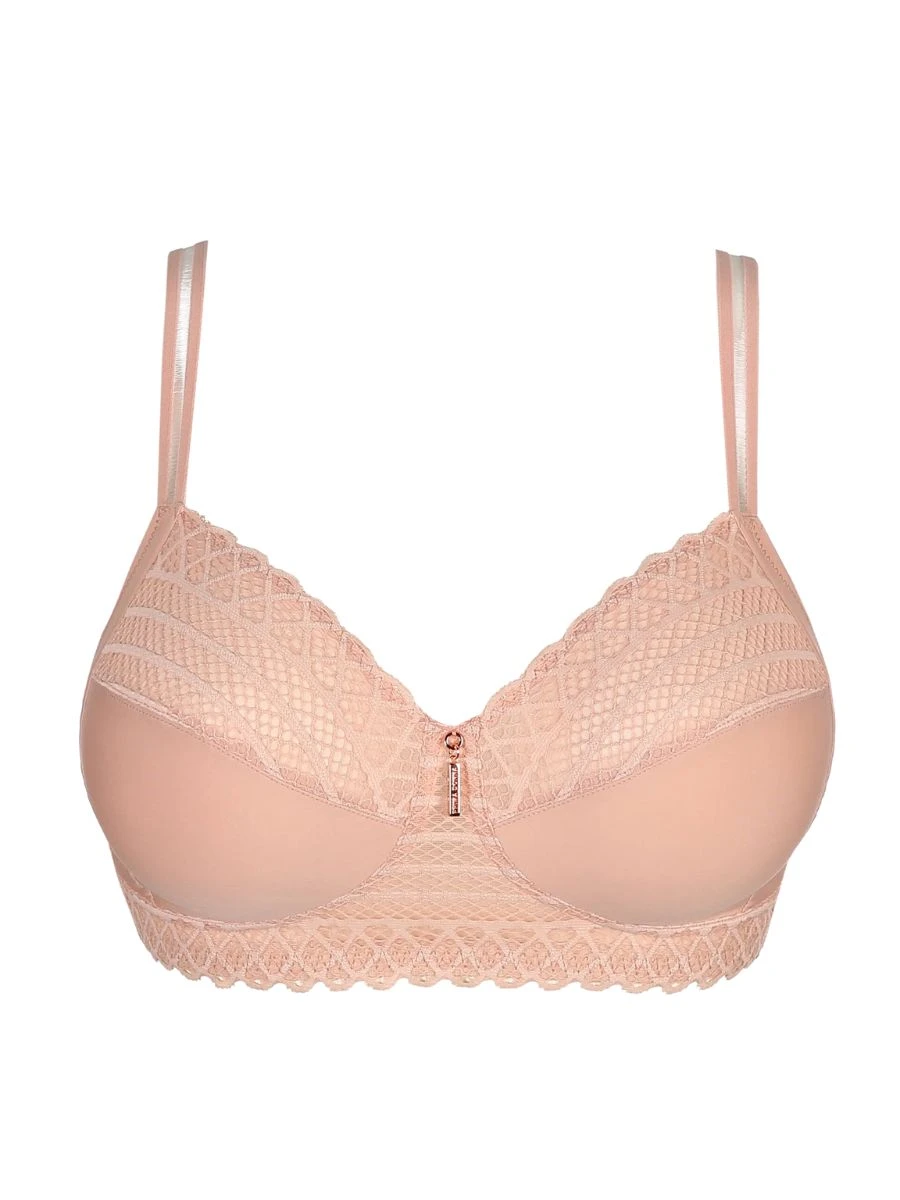 East End Full Cup Wireless Bra - Powder Rose - Image 4