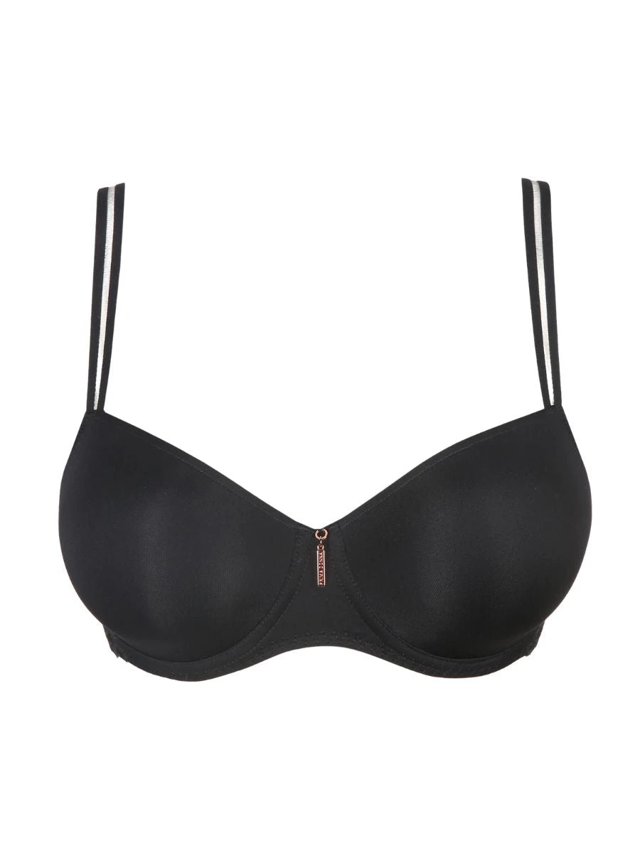 East End Padded Balcony Bra - Charcoal - Image 4