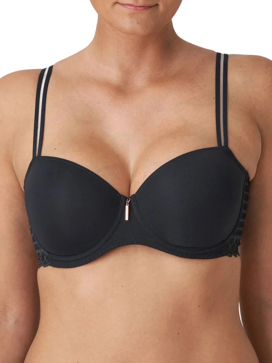 East End Padded Balcony Bra - Charcoal