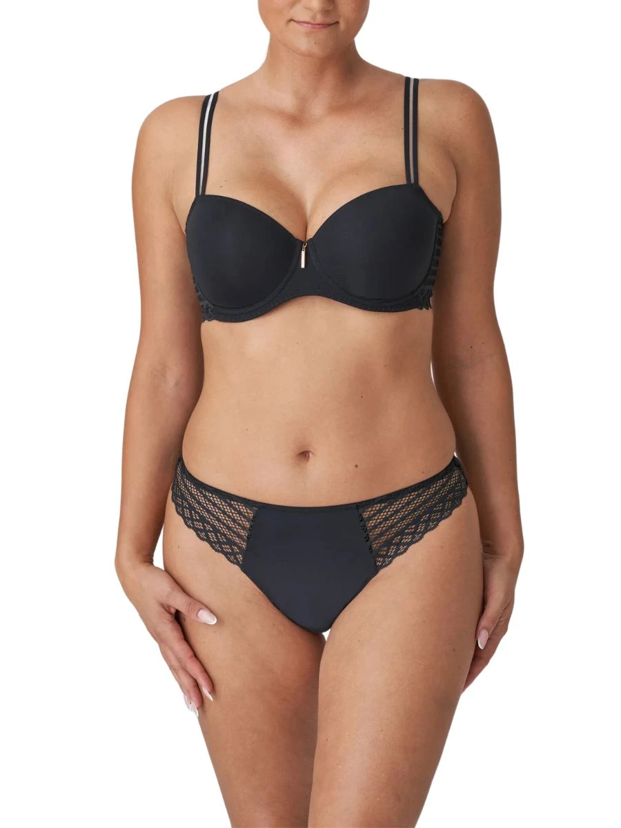 East End Padded Balcony Bra - Charcoal - Image 3