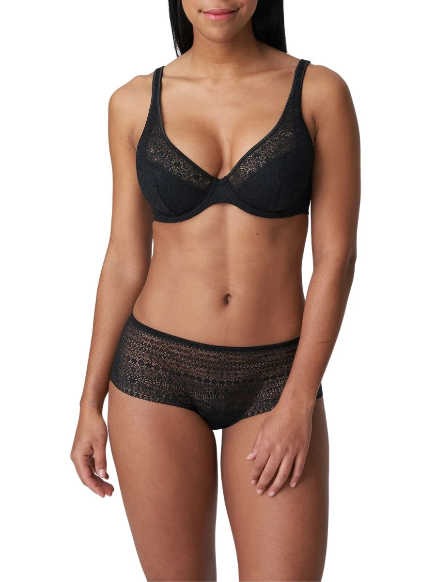 Epirus Half Padded Plunge Bra - Black - Image 4