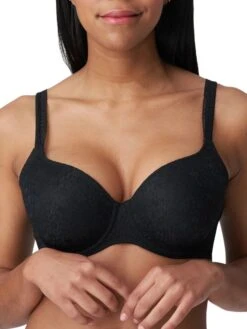 Epirus Padded Heartshape Bra - Black