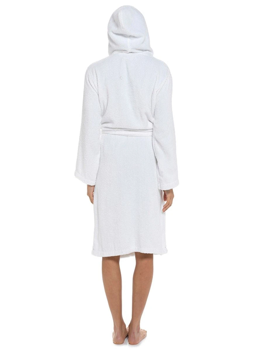 Cotton Hooded Towelling Robe - Image 9