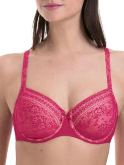 Rosa Faia Fleur Underwired Bra - Cherry Red