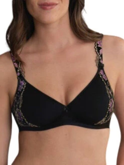 Rosa Faia Colette Spacer Soft Bra - Black