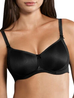 Rosa Faia Lace Rose Contour Soft Bra - Black