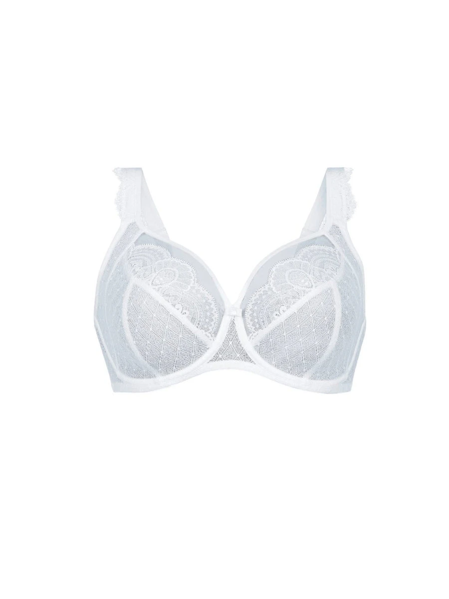 Rosa Faia Selma Underwired Full Cup Bra - White - Image 4
