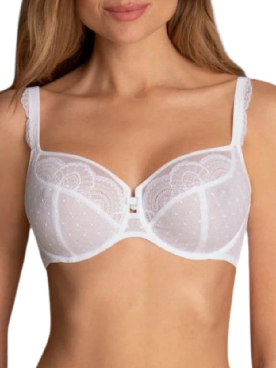 Rosa Faia Selma Underwired Full Cup Bra - White