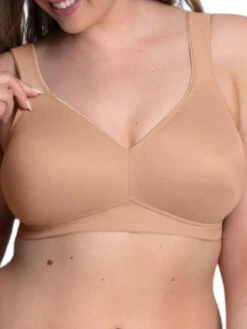 Rosa Faia Twin Moulded Soft Bra - Deep Sand