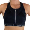 Shock Absorber InfinitY Power Zip Front Sports Bra - Black