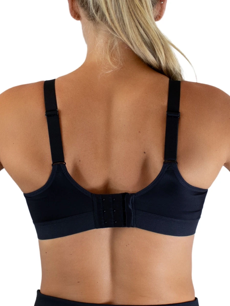 Shock Absorber Shaped Support Sports Bra - Slate Grey - Image 5