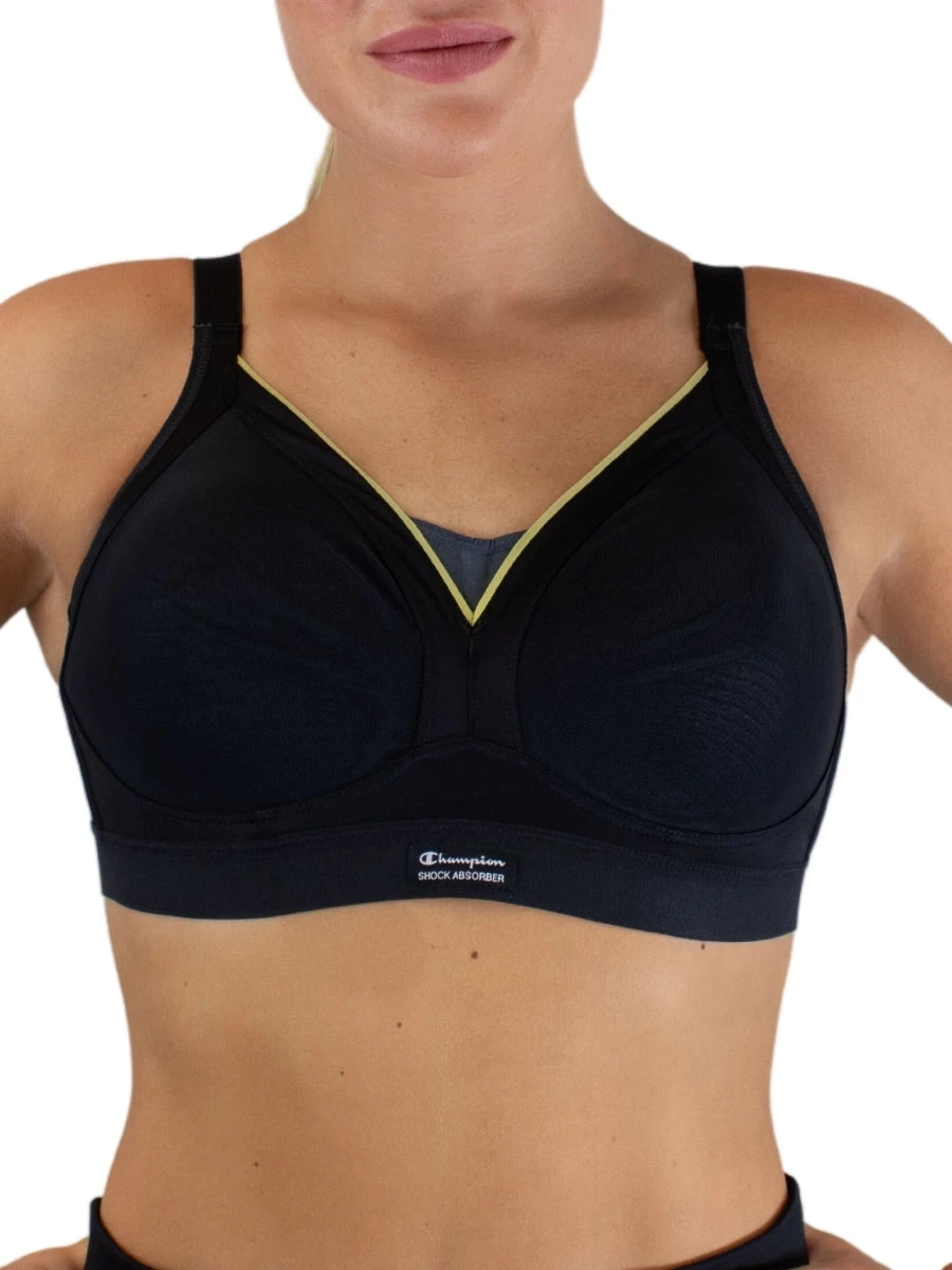 Shock Absorber Shaped Support Sports Bra - Slate Grey - Image 4