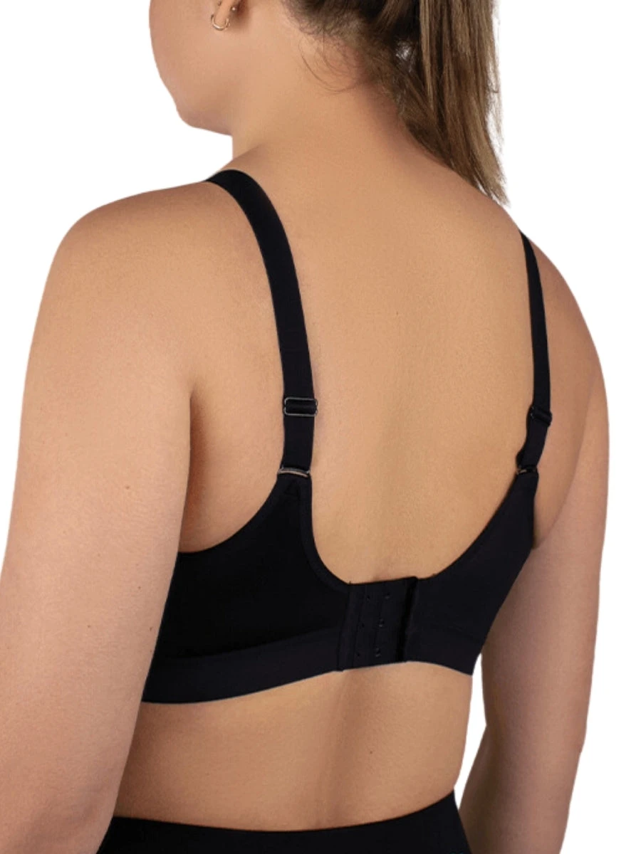 Shock Absorber Shaped Support Sports Bra - Slate Grey - Image 2