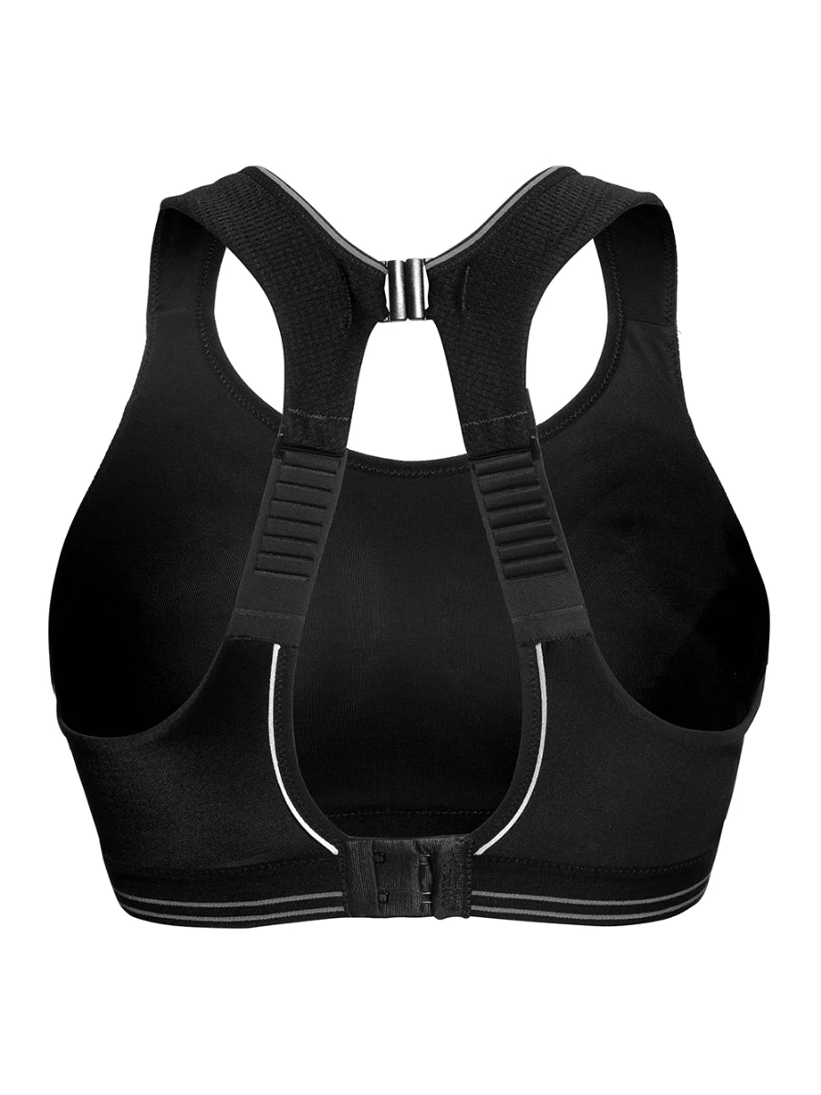 Shock Absorber Ultimate Run Sports Bra - Black/Silver - Image 8
