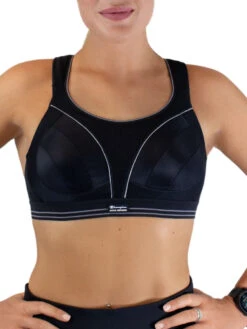Shock Absorber Ultimate Run Sports Bra - Black/Silver
