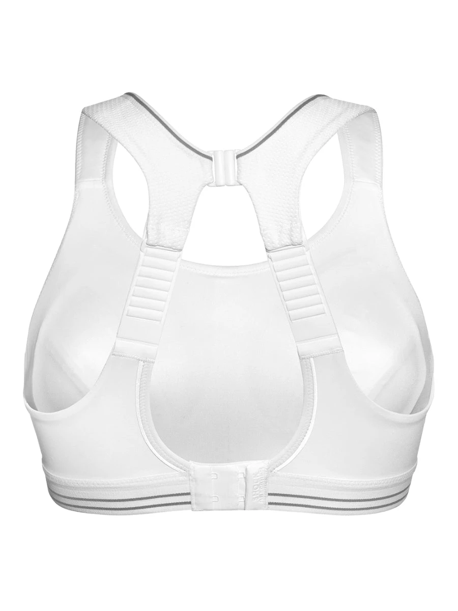 Shock Absorber Ultimate Run Sports Bra - White/Silver - Image 7