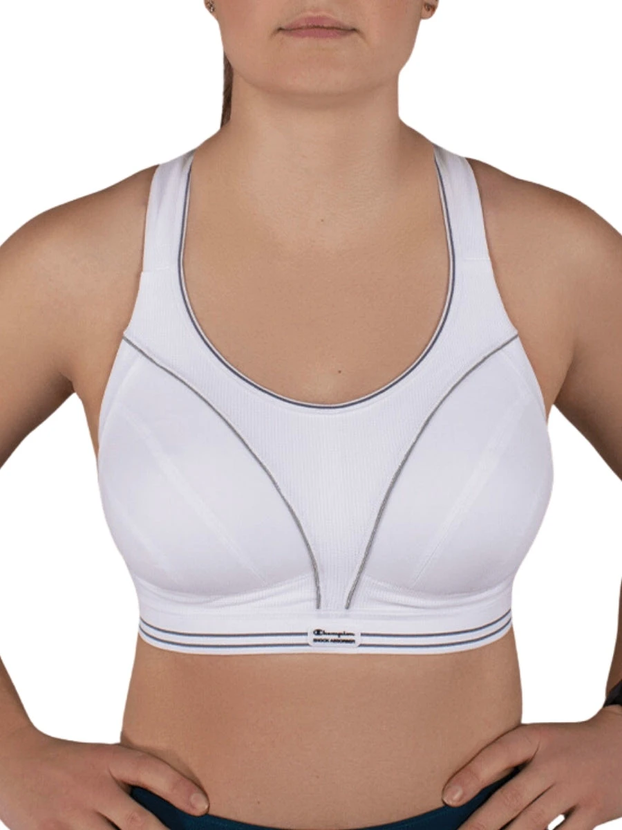 Shock Absorber Ultimate Run Sports Bra - White/Silver
