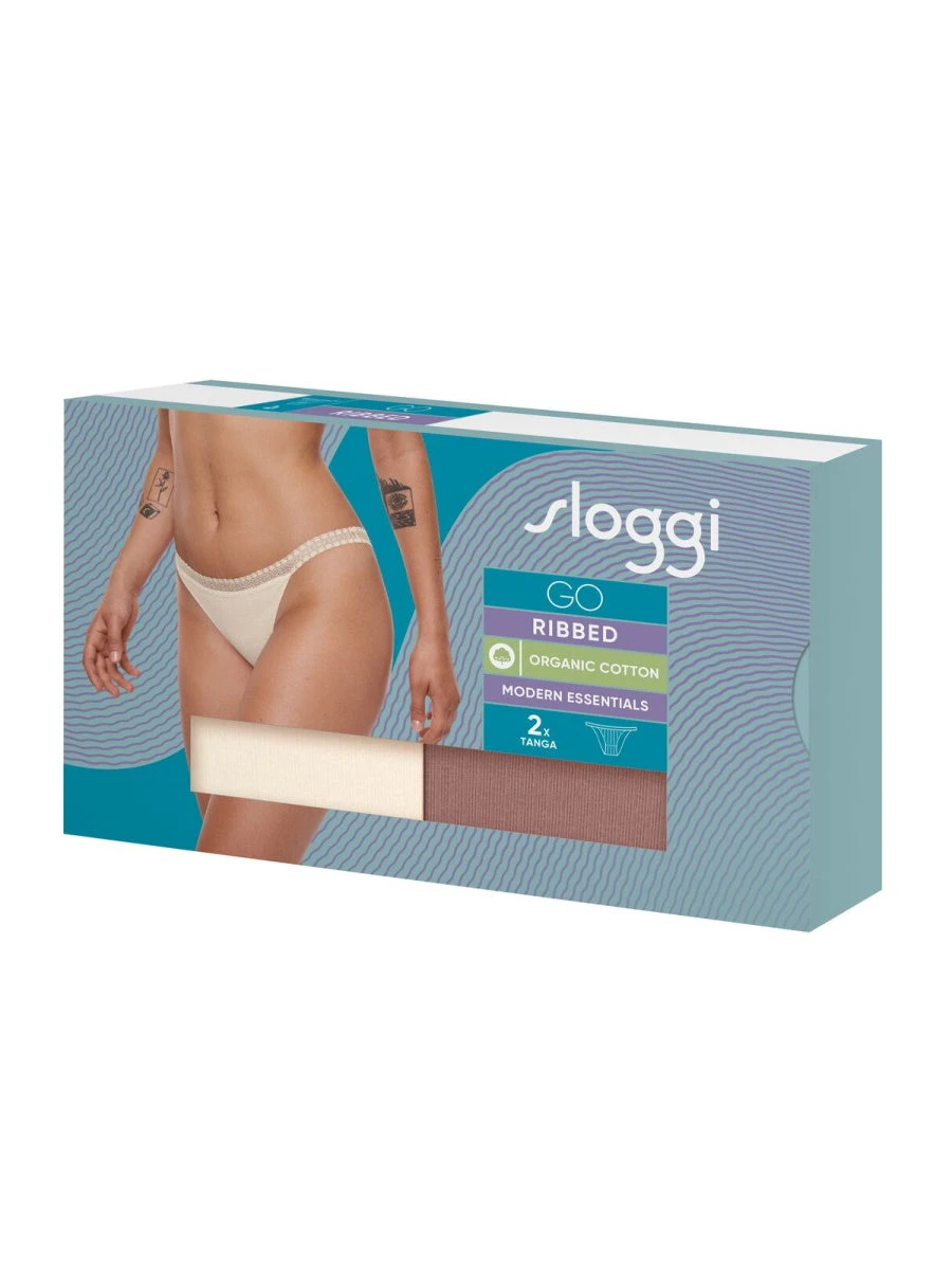 Sloggi GO Ribbed Tanga (2 Pack) - Image 8