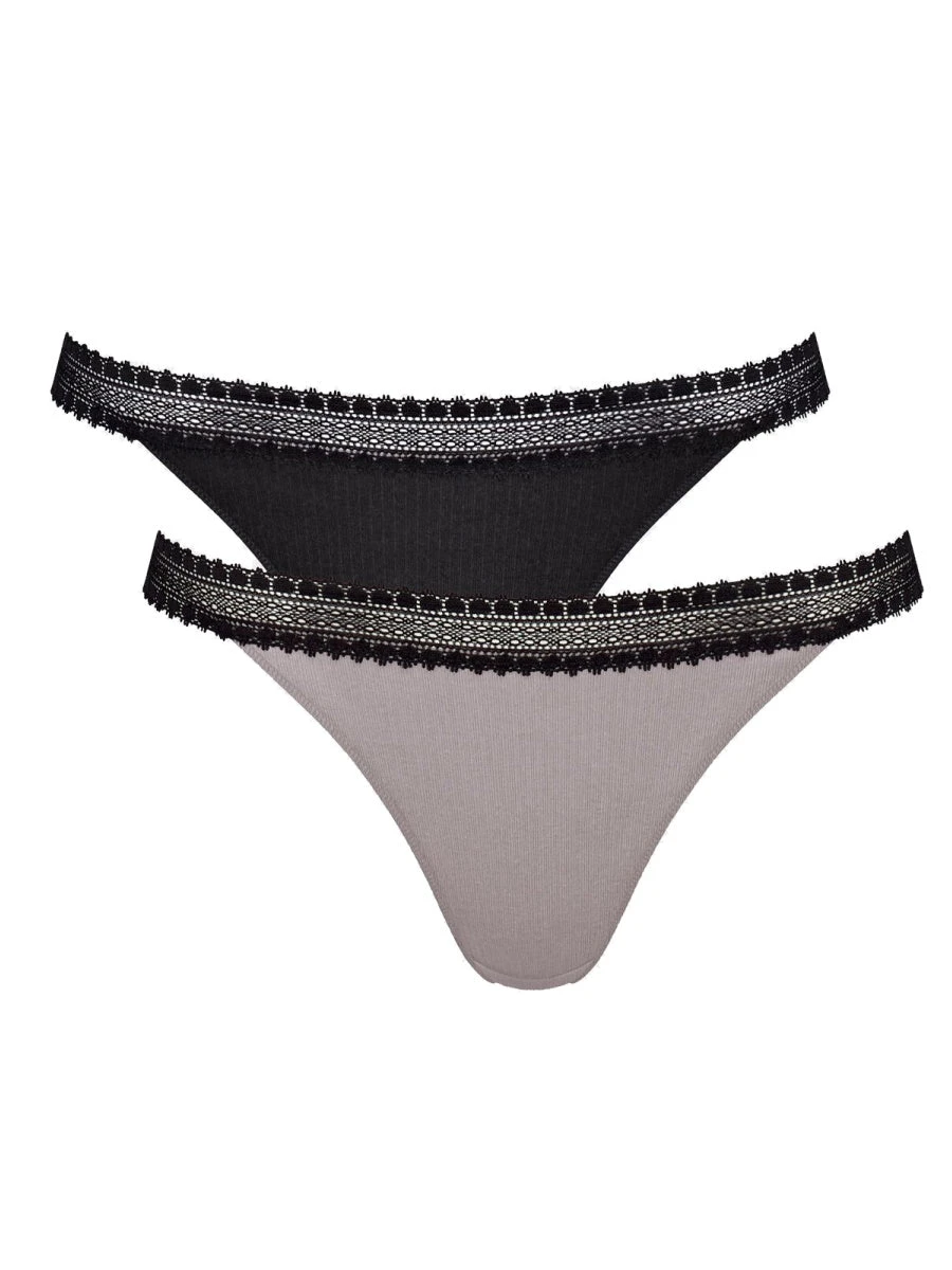 Sloggi GO Ribbed Tanga (2 Pack) - Image 13