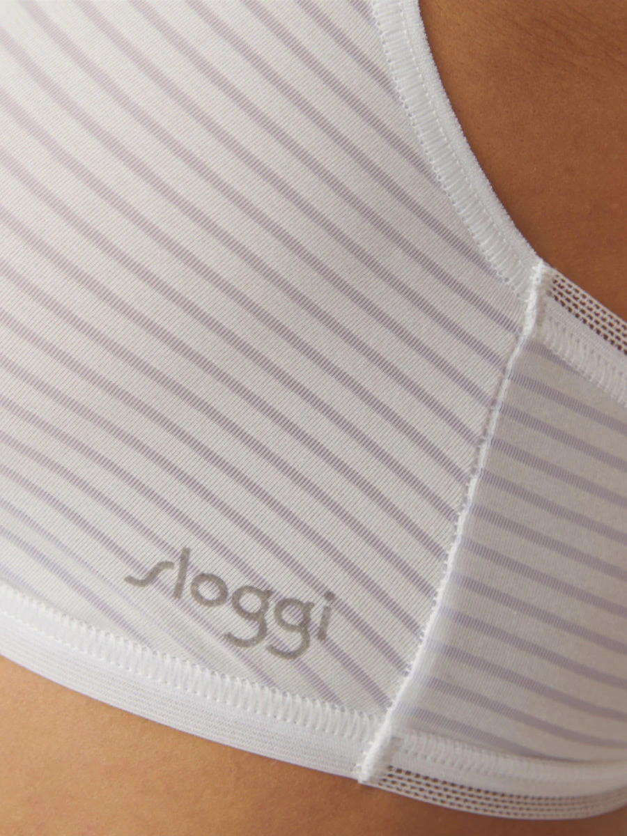 Sloggi Ever Fresh Plus Wireless Bralette - White - Image 3