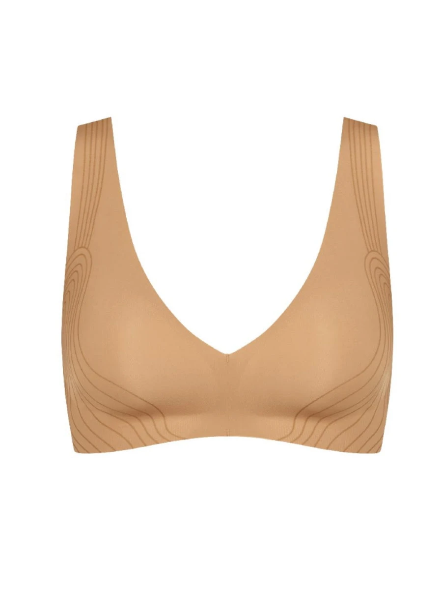 Sloggi ZERO Feel Moulded Bralette - Cognac - Image 4