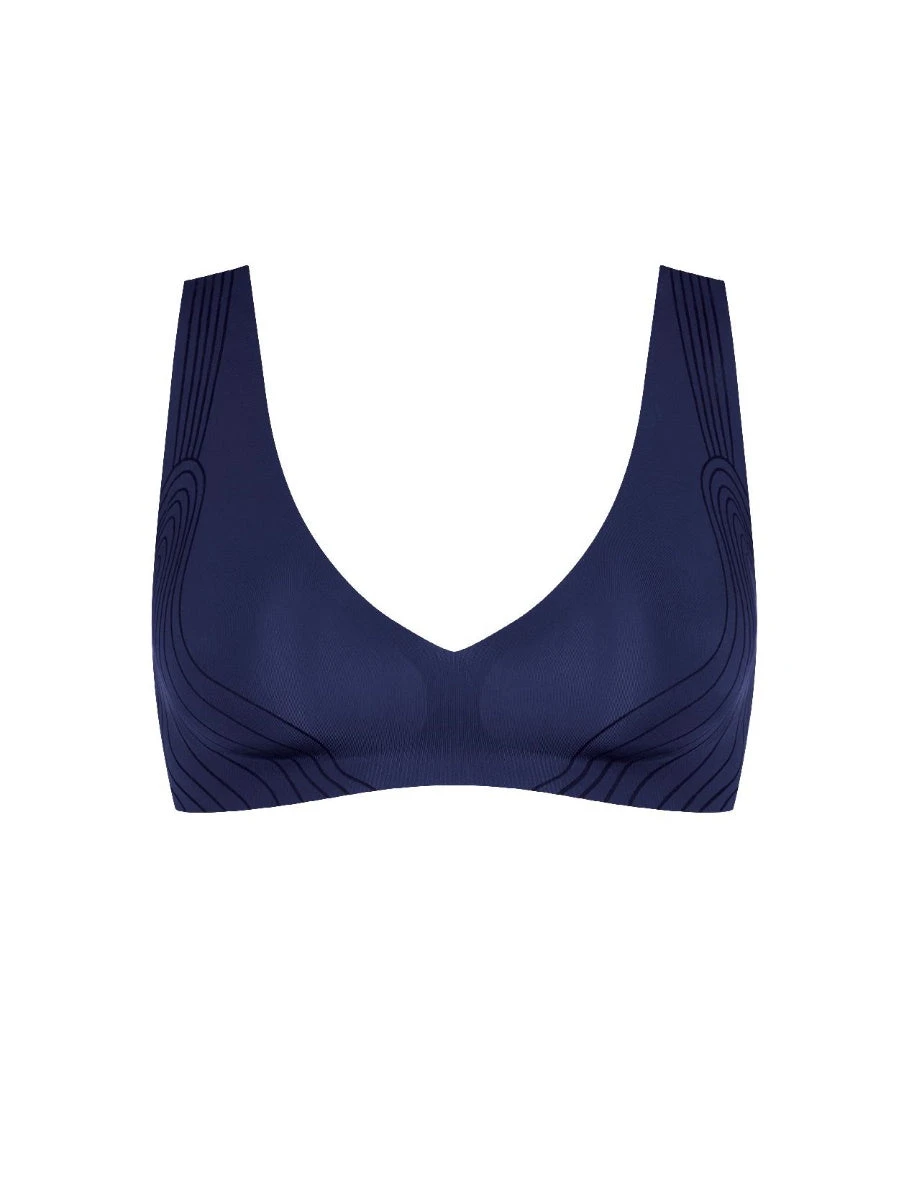 Sloggi ZERO Feel Moulded Bralette - True Navy - Image 4