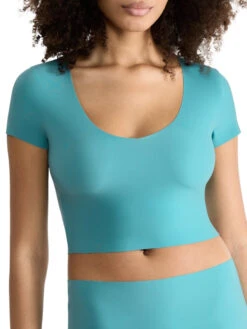 Sloggi ZERO Feel 2.0 Crop Top - Quiet Turquoise