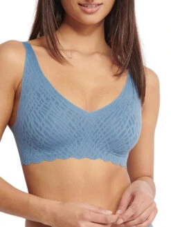 Sloggi ZERO Feel Bliss Soft Bra - Azura Blue